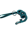 Quick Cinch Chainsaw Lanyard With Double End Attachments 60 Inch Reach features teal color and attached storage rings