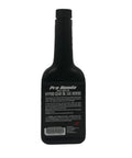 Close-up of one bottle from the Honda 8oz Shaft Drive Oil 08208 0080 Four Pack Includes Four Bottles And A Disposable Funnel Easy Pour No Mess Premium Quality Lubricants For Smooth Engine Performance And Real Protection, showing label and black bottle design.