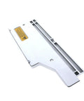 Heavy Duty Replacement Miter Saw Fence Fits Dewalt Dws779 Dws780 Models, silver steel alignment rail for precise cuts.