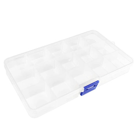 adjustable tackle box Fishing Tackle Box With Adjustable 15 Dividers ✓