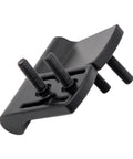 Matte black 360 Degree Torque Hinges Friction Positioning Hinge For Cabinets And Doors in zinc alloy, HFK86 model, close-up view.