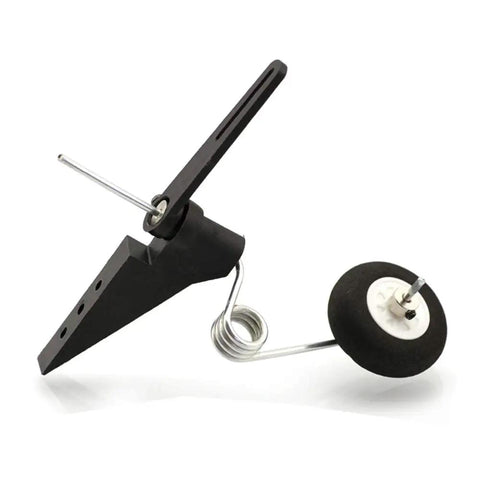 Beefy Tail Wheel Assembly For RC Airplanes 50cc To 120cc Nitro Electric Planes Pilot Replacement Part Durable Plastic And Foam Wheel Base 2.4x1 Inches With 1.18 Inch Wheel Diameter Easy Install And Reliable Performance