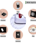 Applications of Black Sublimation Transfer Sheets 10 Pack 12 By 12 Inches Solid Color Paper for DIY projects on various items.