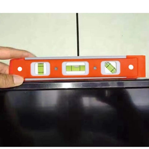Pack Of Two 9 Inch Magnetic Torpedo Levels With Bright Orange Aluminum Frame And Hella Precise Spirit Bubbles For Dead On Plumb And Angle Layouts Built Tough For Any Job Site Or Home Shop Heavy Duty Workshop Essential