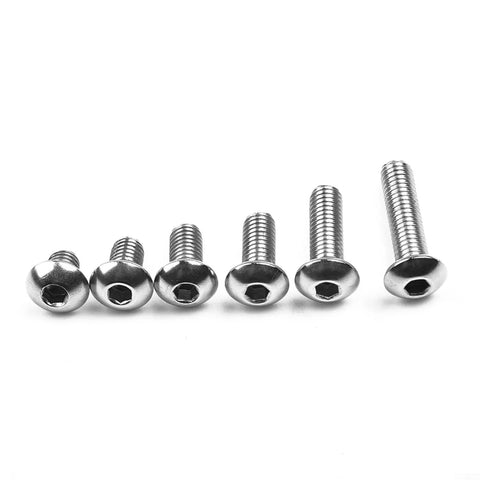 900 Piece Stainless Steel Screw And Nut Kit With Washers For M3 And M5 Hex Button Head Bolts Nuts And Hardware Assortment For Home Repairs