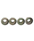 Professional Grade Flange Wheel Lug Nuts Fit Polaris ATVs And UTVs With Steel Wheels Grade 109 Zinc Coated Replaces 7542459 showing four nuts
