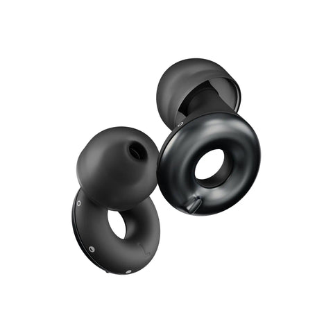 Switch 2 Adjustable Ear Plugs With Three Noise Reduction Modes Quiet Engage Experience for focus and travel, black view