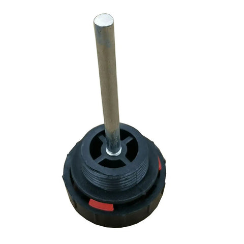 Hydraulic Fluid Reservoir Air Breather With Built In Dipstick For Car Hydraulic Systems Dump Cap Breather Replacement Red Cap 1 Inch 40 Micron Filtration For Maximum Protection