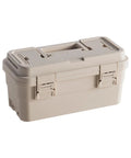 Compact Portable Tool Box With Compartmentalized Design And Secure Closure For Home And Camping in Khaki, Durable PP, 6.5L size