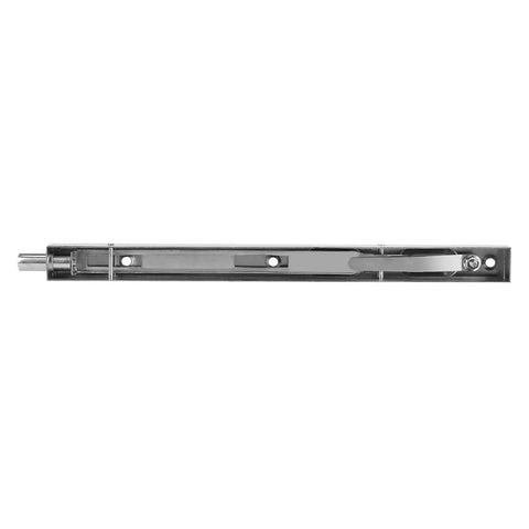 Heavy Duty 304 Stainless Steel Flush Mount Door Hinge With Lever Action Gate Lock, Hidden Screws And Strike, 10 Inch Brushed Finish