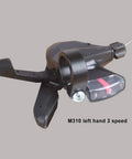 8 Speed MTB Trigger Right Shifter And Left Friction Ratcheting Thumb Shifter Pair for Triple Crank Mountain Bikes M310 left 3 speed