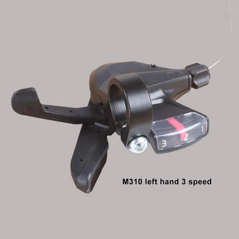 8 Speed MTB Trigger Right Shifter And Left Friction Ratcheting Thumb Shifter Pair for Triple Crank Mountain Bikes M310 left 3 speed
