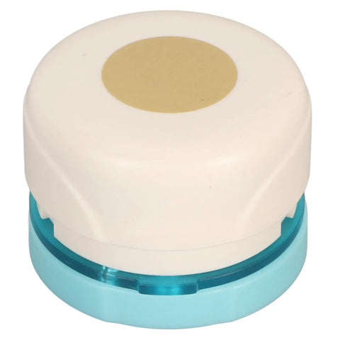 Magnetic Craft Hole Punch With Precise Positioning Guide For DIY Projects, turquoise metal paper punch for round card edges