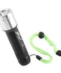 Beefy Underwater Dive Light Torch With 100m Waterproof Rating Aluminum Alloy Body 6000 Lumen T6 LED Three Modes Adjustable Beam
