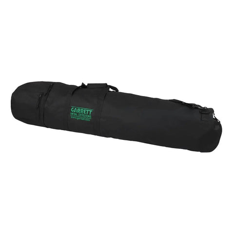 Durable Metal Detector Carry Bag For Fully Assembled Garrett Metal Detector Leather-Like Exterior, black with logo, zippers