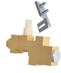 Heavy Duty PV6 Brake Proportioning Valve PV6070FD brass build with mounting bracket for Ford Comet Fairlane Galaxie 1960-1970