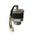 Front view of 24V 400W Brushless Brake Motor for Steering Wheel Drive and Servo Applications with Quick Stop and Locking Brake Function