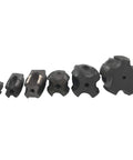 Six Piece NPT Pipe Tap Set In Wooden Case With High Speed Steel Taps DWT Series Sizes One Eighth To One Inch displayed diagonally