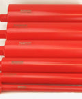 BLUEROCK Tools diamond wet core drill bits set, 1–6 inch, red stacked cylindrical bits with threaded ends