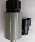 Heavy Duty 190 Pump Electric Proportional Valve With Wiring Harness Plug Built For Concrete Pump Truck Rig Slick Smooth Operation Plug And Play Rig Ready Replacement Part, shown from the front on a white background.