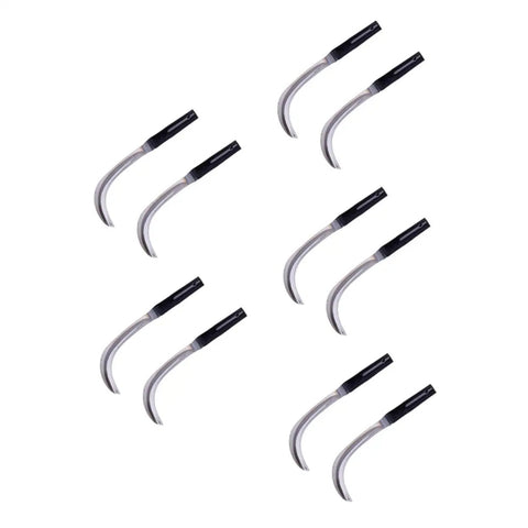 Ergonomic Grip Weeding And Harvesting Tool Scythe For Gardening And Lawn Care With Manganese Rustproof Blades in single-pack layout