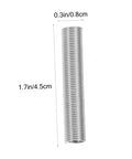 200 Piece Compression And Extension Spring Kit Assorted Steel Springs Heavy Duty Resistant Set Perfect For DIY Repairs Home Fixers Versatile Projects With Storage Case Built Tough! steel spring, 1.7in x 0.3in