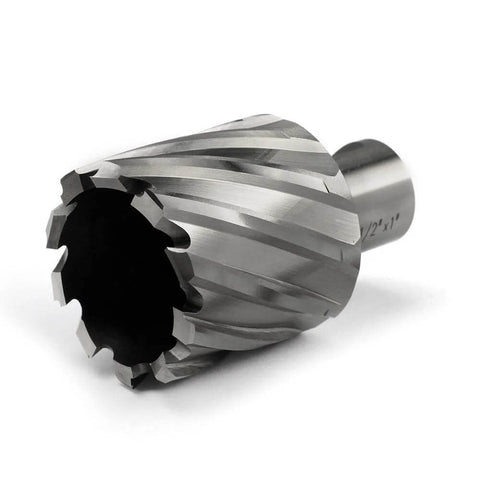 Annular cutter, 1-1/2 in diameter, 3/4 Weldon shank, HSS