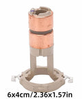 Straight Up Reliable Alternator Slip Ring Brush Set For Valeo Heavy Duty Copper Repair Kit Direct Match Oe 230090, 6x4cm part view.