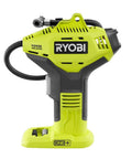 Cordless 18V ONE Plus High Pressure Inflator With Digital Gauge 0 To 150 PSI Pistol Grip Comfort Includes Sports Needle And Two High Pressure Nozzles Plus 4.0 Ah Battery Charger And Bag Bulk Packaged