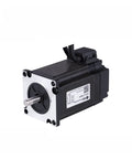 Front view of a Closed Loop Stepper Motor with Encoder for CNC Machines, High Torque Servo Drive, compact design, and durable build.