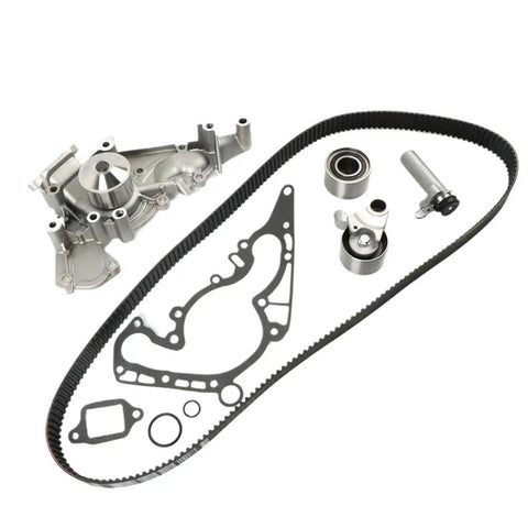 Premium Engine Timing Belt Kit With Water Pump Fit Toyota Tundra 4Runner Sequoia Land Cruiser SC430 GX470 LX470 LS430 2002 2010 on white