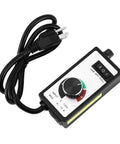 Heavy Duty Router Speed Controller With Sturdy Metal Rear Housing Adjusts Rpm Without Dropping Torque Electronic Feedback visible from above with control dial.