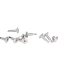 Self Drilling Screws With Round Washer Head In 304 Stainless Steel For Wood And Metal Rust Resistant M4 8x19 Fasteners