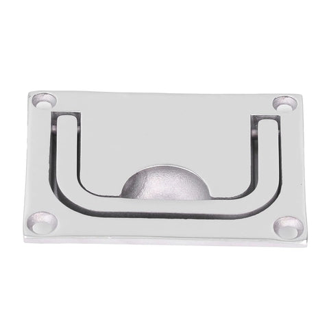 RiToEasysports stainless steel central console door elevation button, 3.8 x 2.7 in, marine-grade 316 steel for automotive interiors