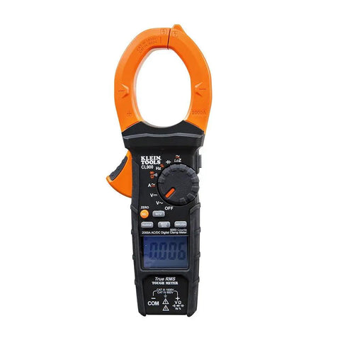 Digital Clamp Meter With Auto Range TRMS For AC DC Voltage And Current Up To 2000A, Tough And Pro Grade, front view