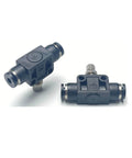 SCF Series One Eighth Inch In Line Pneumatic Air Flow Control Valve Union Speed Controller Pack Of Two, durable PBT and copper
