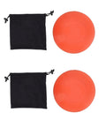 Golf Force Pedal Training System For Swing Power And Balance With a Rubber Pedal Exerciser Step Pad, includes drawstring bags