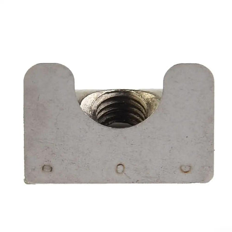 M8 Solar Panel Grounding Nuts Drop-In Style For T Slot Aluminum Extrusion Profiles With 8Mm Groove Heavy Duty Carbon Steel Fasteners.