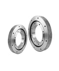 External Gear Rotary Support Bearing 100 Millimeter By 214 Millimeter By 30 Millimeter With External Gearing 2M Modulus And 105 Teeth Built For Heavy Duty Use And Precise Rotation Under Tilt Moment Load For Rugged Performance And Rock Solid Reliability