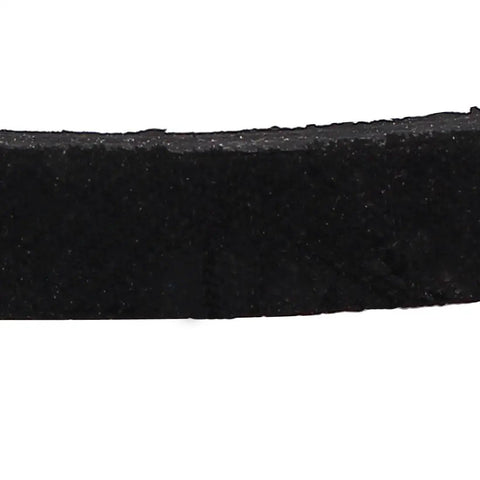 Two Pack 460mm Inner Girth V Belt For Washing Machines Beefy Durable Rubber Transmission Drive Belt Replacement Set 0.4 Inch Top Width And 6mm Thick Fits Various Models And Provides Quiet Reliable Power Transfer. Black rubber V belt close-up