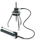 Heavy Duty 20 Ton Hydraulic Puller With Two And Three Jaw Heads 19 Inch Reach 1 Inch Thread Size Industrial Grade Tool Built For Rugged Jobs