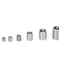 Heavy Duty Stainless Steel Thread Repair Kit With Tap Drill Tool Kick Ass Helicoil Wire Inserts size variations in polished finish