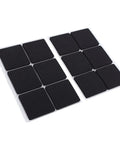 Self Adhesive Rubber Feet Pads Built Tough Durable Protectors For Wooden Floors And Furniture 12 Pack Black 4.6cm No Slip Shield
