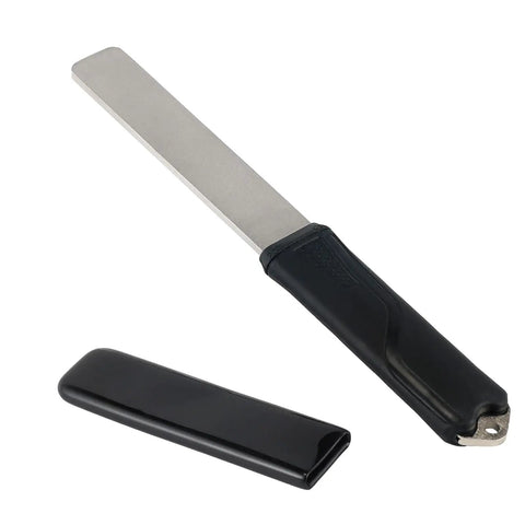 Beast Dual Grit Diamond Sharpening Stone File for garden tools and blades, coarse 325 grit and extra fine 1200 grit with case