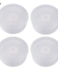 Four Pack Round Bee Feeders For Hives Top Water Or Syrup Dispenser, Clear Lid Beehive Top Feeder, Durable Plastic Bee Water Feeder