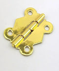 20 Pack Small Cabinet Door Hinges For Furniture Upgrade Heavy Duty Drawer Mounting Braces Smooth Swing Closet Cupboard Fittings Built Like A Tank Ultra Durable Steel Perfect For Diy Renovations And Home Makeovers gold cabinet hinge with pin and holes