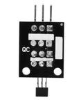 Non Contact Hall Effect Sensor 3144E A3144 DC 3.3V-5V Magnetic Proximity Switch For Arduino PIC AVR Smart Cars, 10 Pack, Plug And Play Hall Sensor Module For DIY Robotics And Electronics Projects, black PCB module
