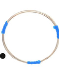 Coiled Yellow Brass Solder Wire 5 Feet Long 20 Gauge with Blue Ties, Pro Grade for Jewelry and Electronics, Made in USA.