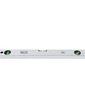 Ycauty Spirit Level Magnetic Measuring Ruler Aluminium Alloy for DIY Projects Home Garden 500mm Silver, showing level bubbles and scale.