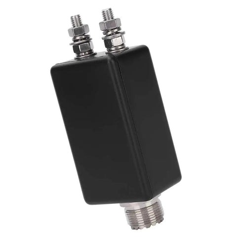 1 To 1 Mini Balun For HF Shortwave Antenna Plug And Play Plastic Shell Balun outdoor QRP station ready side view